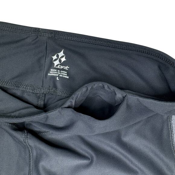 JoFit Womens L Black Magic Tights Workout Athletic Capri Compression Pants - Picture 4 of 8
